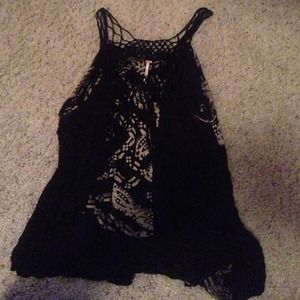 Free People crochet tank