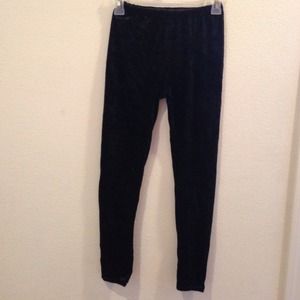 Velour leggings