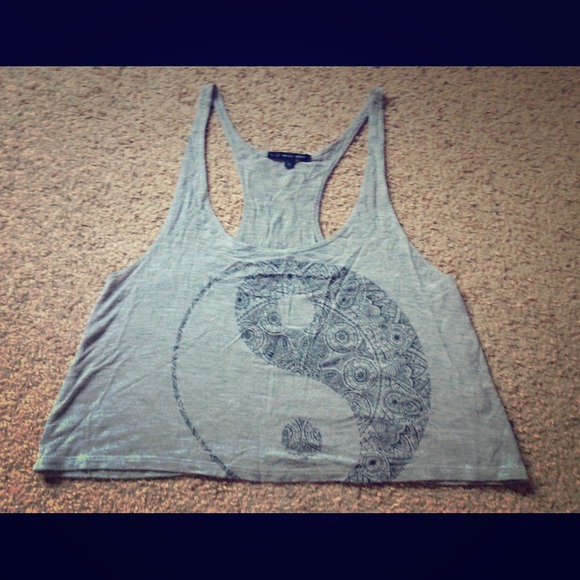 TRULY MADLY DEEPLY cropped tank