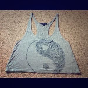 TRULY MADLY DEEPLY cropped tank