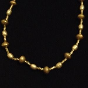 Cream Beaded Necklace