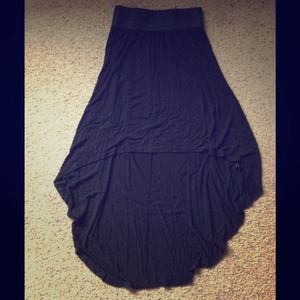 Black maxi skirt