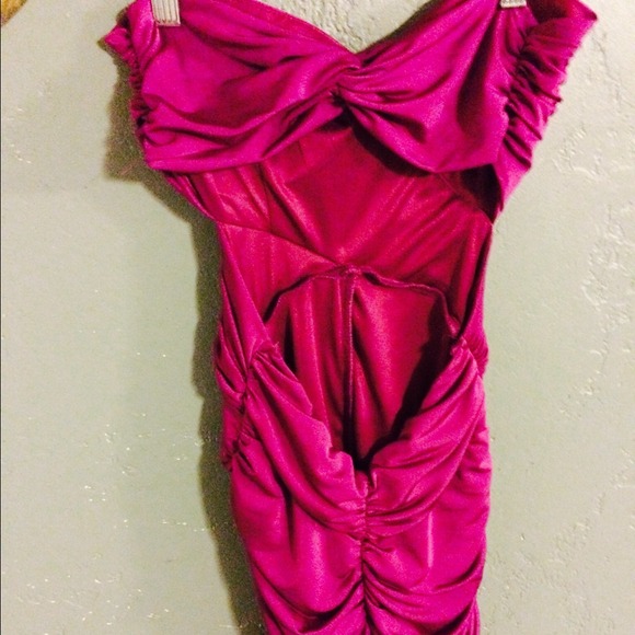 Purple/pink evening dress S small - Picture 3 of 4