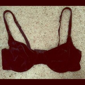 Velvet no push up bra