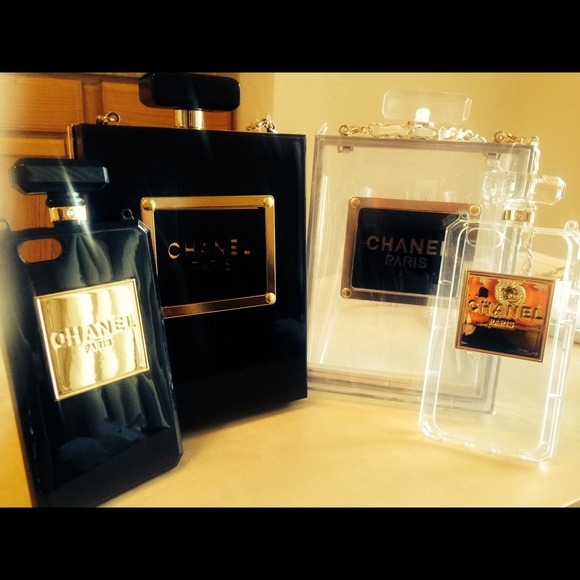 Perfume Clutches clear or black