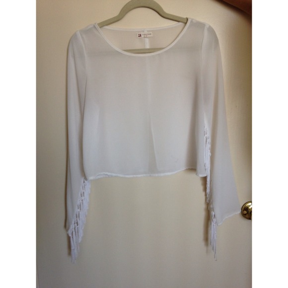 Cute chiffon white shirt