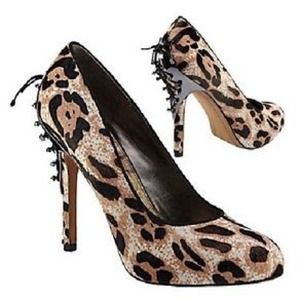 Sam Edelman Evan Calf Hair Cheetah Leopard Corset