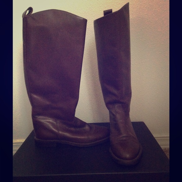 REAL BROWN LEATHER BOOTS