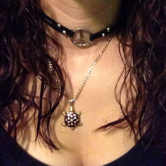 Peace Sign Choker