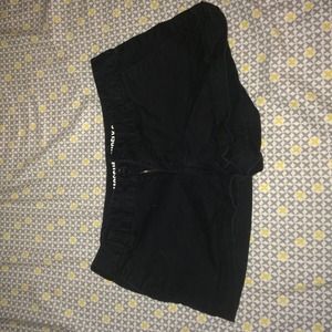 Black shorts