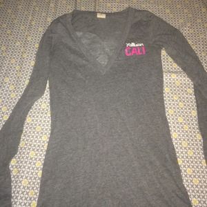 Long sleeve hollister v-neck