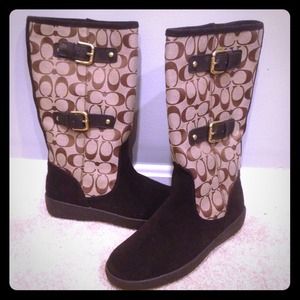 Coach mid-calf boots !!