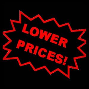 PRICE REDUCTION ON ALL ITEMS