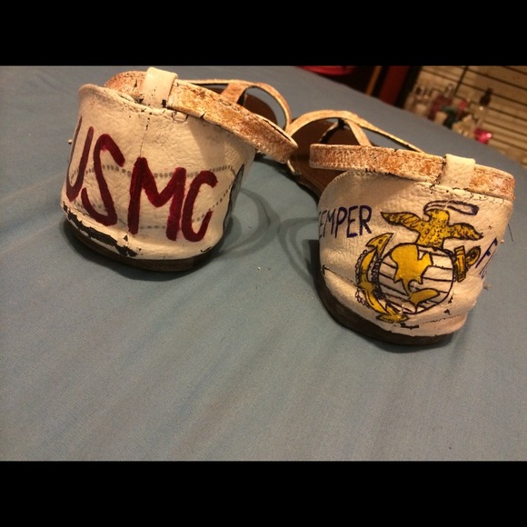 handpainted shoes