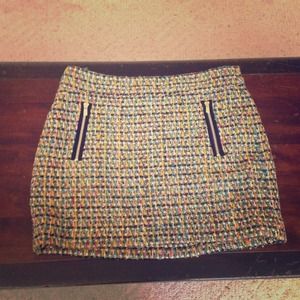 J Crew Tweed Miniskirt