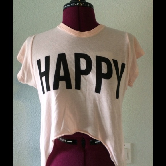 Wildfox Happy Crop Top