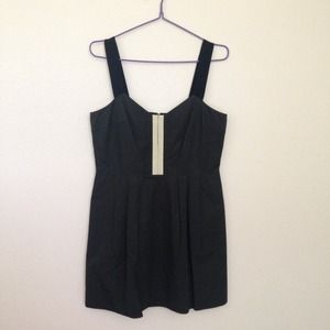 J Crew Gray Cotton Sundress