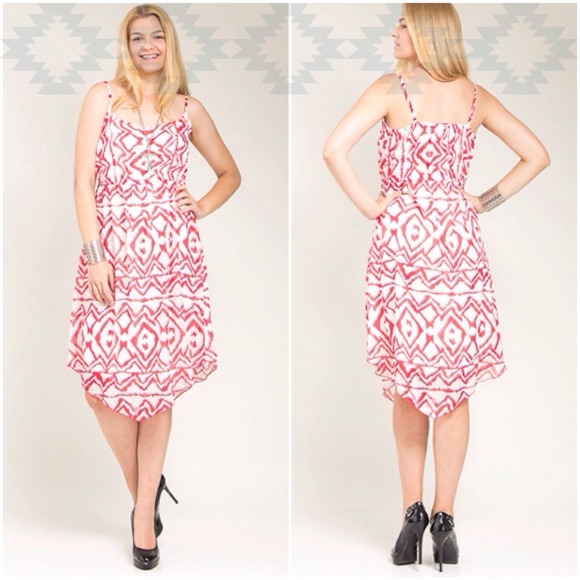 Tribal chiffon dress