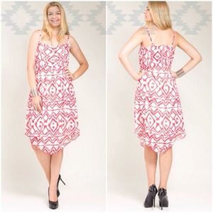 Tribal chiffon dress
