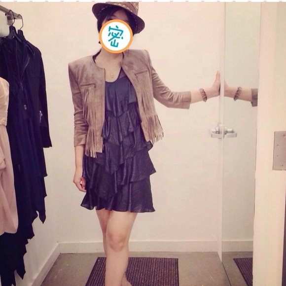 💐BCBG suede jacket