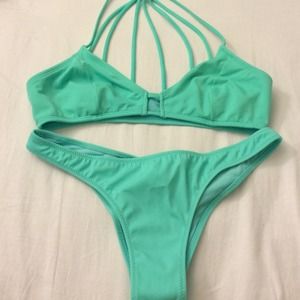 Turquoise Bikini Set. Victoria Secret itsy bottom
