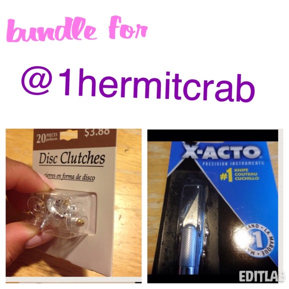 💟BUNDLE💟 Disc clutches & X-acto knife