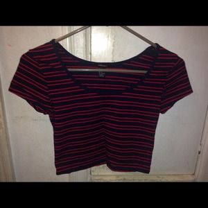 🚫TRADED🚫Striped crop top