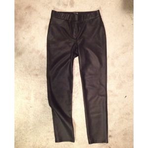 Faux leather leggings