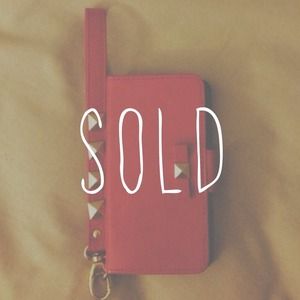 ✖️SOLD✖️red wallet iphone 5/5s case ❤️❤️