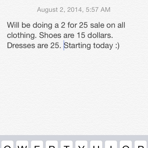 Sale