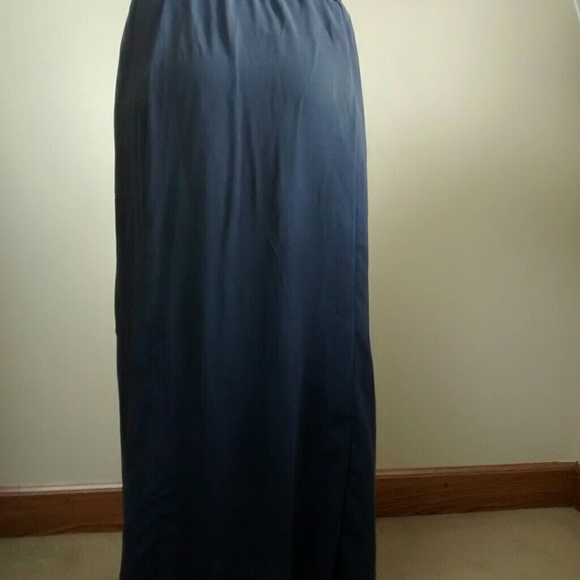 Gray Maxi Skirt