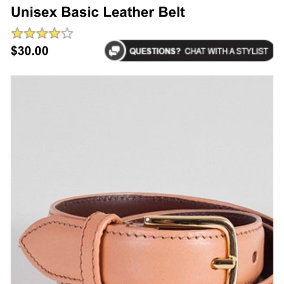 SOL - Apricot leather belt 🍑 - Picture 2 of 4