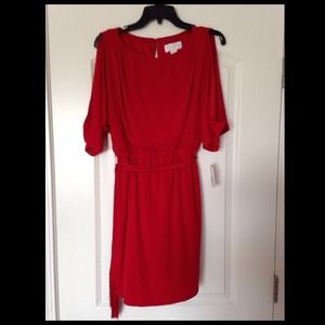 Jessica Simpson red cocktail dress NWT