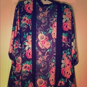 Spring Floral Kimono