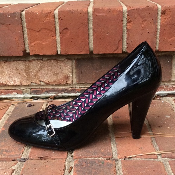 Black Patent Leather Heels