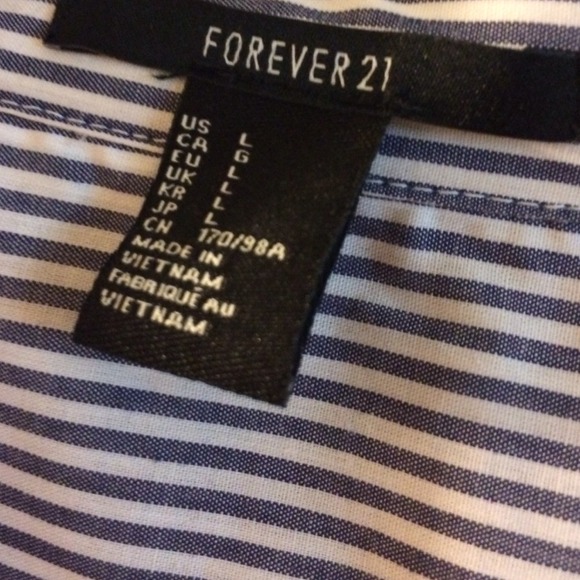 Forever 21 stripe shirt - Picture 2 of 3