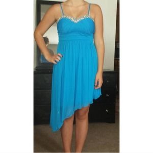 Blue semi formal dress