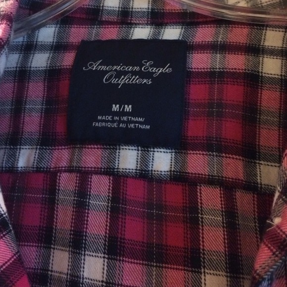 American eagle pink button up - Picture 2 of 4
