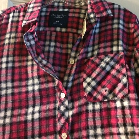 American eagle pink button up - Picture 4 of 4