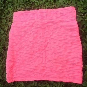 Pink Pencil Skirt