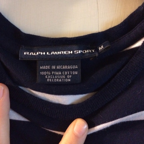 Navy and white Polo - Picture 3 of 3