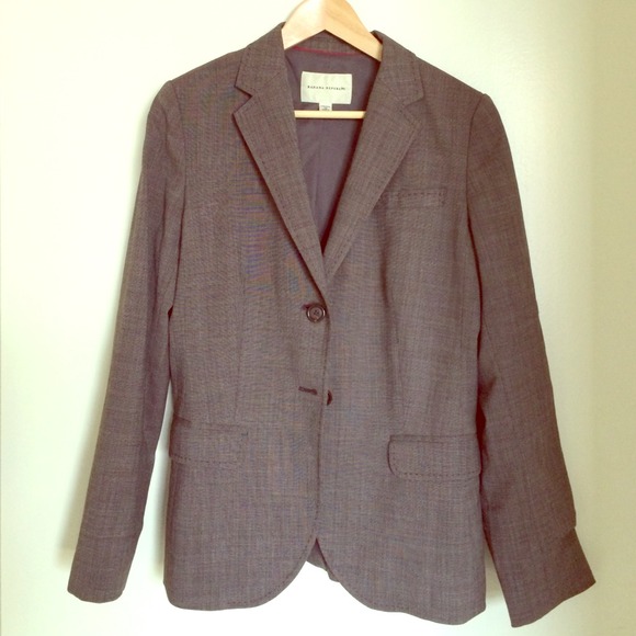 CLASSIC Grey Two-Button Blazer