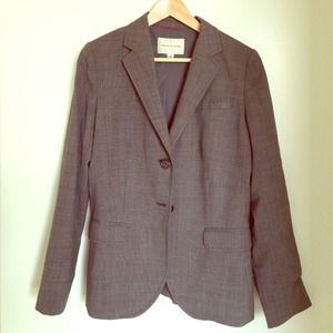 CLASSIC Grey Two-Button Blazer