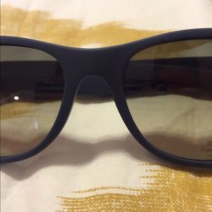 Ray Ban blue rubber new wayfarer