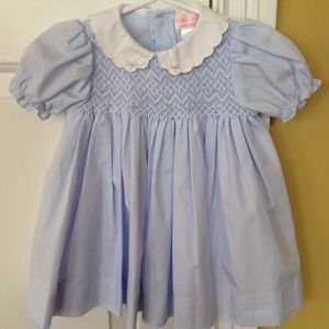 EUC Petit Ami smocked dress