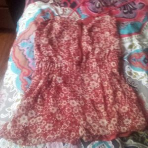 Romper with cute flowers