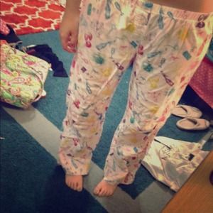 VS Pink Party Pajama Pants