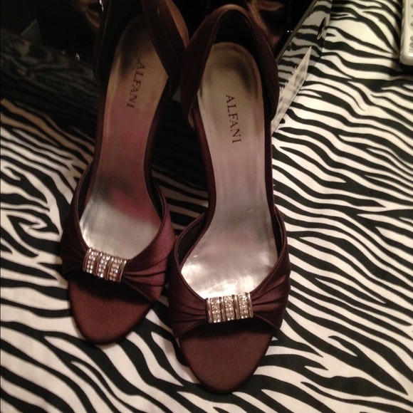 Alfani Shoes - Alfani Chocolate dress shoes with jewels reduced!