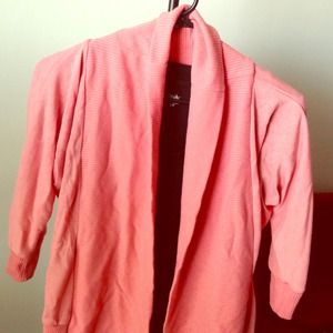 Peach cardigan. Brand new, never worn.