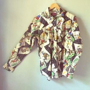 Sale 👑 Cameo Rose cowgirl shirt